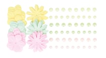 Jeu de perles et de fleurs adhésives - Rainbow - Artémio
