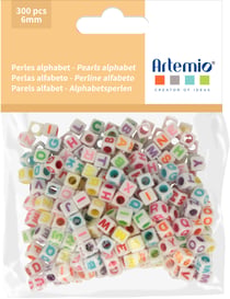 Perles Alphabet 6X6Mm Perles Alphabet 6X6Mm