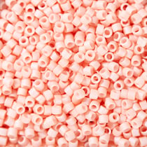 Perles Miyuki Delicas 11/0 - Tube de 7 g - Color DB-1523 opaque mat rainbow - Créalia