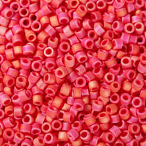 Perles Miyuki Delicas 11/0 - Tube de 7 g - Color DB-874 opaque mat rainbow - Créalia