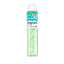 Perles Toho 11/0 - Tube de 3 g - Color Opaque vert - Créalia