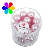 Perles verre Renaissance - orchidée 10mm
