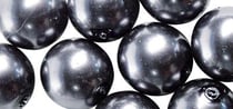 Renaissance 12Mm Anthracite Perles Verre Renaissance 12Mm