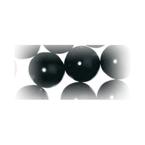 Perles verre Renaissance - noir  4mm
