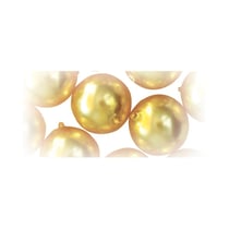 Perles verre Renaissance - jaune soleil 4mm