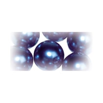 Perles verre Renaissance - bleu azur 4mm