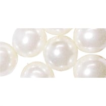 Perles verre renaissance 8mm x 25 perles Blanc
