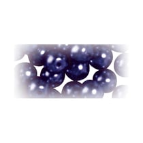 Perles verre Renaissance - prune 