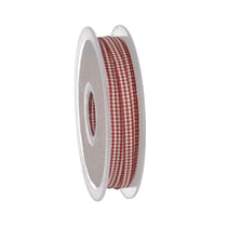 Ruban Petit Vichy 5mm Bordeaux