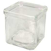 Photophore verre - 7.5x7.5x7.5cm