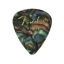 Lot de 12 médiators Thin Fender - Abalone