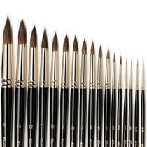 Pinceau aquarelle Kazan rond n° 14