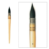 Pinceau aquarelle petit-gris pur n° 4