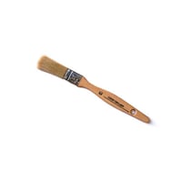 Pinceau plat soie manche bois - largeur 25mm - Cerf Dellier