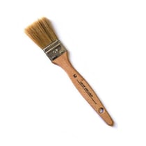 Pinceau plat soie manche bois - largeur 40mm - Cerf Dellier