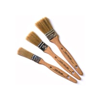 Pinceau plat soie manche bois - largeur 45 mm - Cerf Dellier