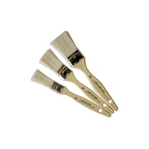 Pinceau plat soie manche plastique - largeur 30 mm - Cerf Dellier  