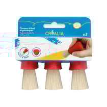 Set de 3 pinceaux d'éveil ergonomiques Créalia
