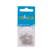 25 pitons à visser Ø 5 mm  Créalia - Rhodium