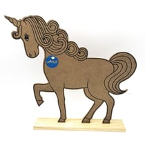 Grande Licorne en bois 40cm - Créalia