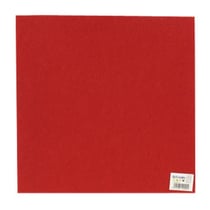 Plaque feutrine rouge - 30x30 cm