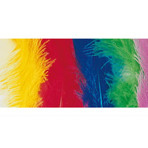 Sachet 8 plumes 16-20cm - multi couleurs