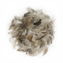 Sachet 10 g - plumes 7/9 cm - mélange - marron