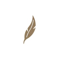 Plume allongée 22 x 6 cm - Support à décorer en medium - Gomille
