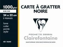 POCHETTE 2 FLES CARTE GRATTER POCHETTE 2 FLES CARTE GRATTER 24X32 NOIR