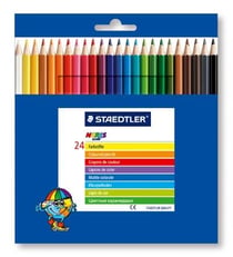 Pochette 24 crayons de couleurs noris club