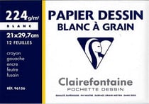 Papier Calque pochette 12F A4 70/75g. - Clairefontaine