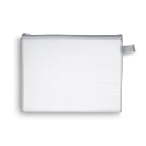 Pochette zippée en PVC Jpc - 26 x 34,5 cm - semi-transparente