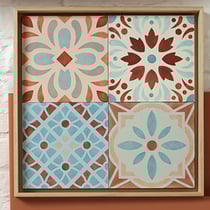 Pochoir carreaux de ciment - 30 x 30 cm