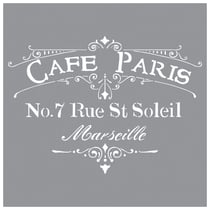 Pochoir - Café de Paris - 30x30 - Rayher