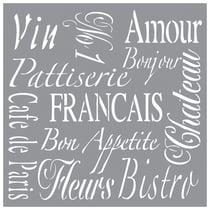 POCHOIR FRENCH LIVING 30X30