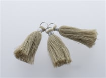 Lots de 3 Pompons fil 45 mm - lin