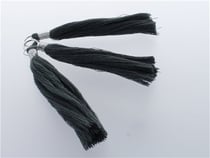 Lots de 3 Pompons fil 90 mm - vert olivier