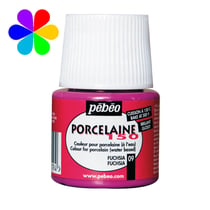 Peinture porcelaine Pébéo Porcelaine 150 - Fushia 09 - 45 ml