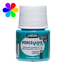 Peinture porcelaine Pébéo Porcelaine 150 - Turquoise 20 - 45 ml