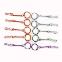 Set de 10 porte-clefs colorés - Créalia