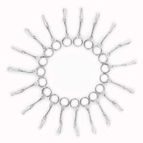 Set de 50 porte-clefs métal - Créalia