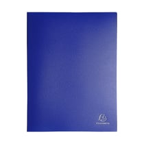 Porte-vues A4 - 40 vues - Polypro - Exacompta - Bleu clair