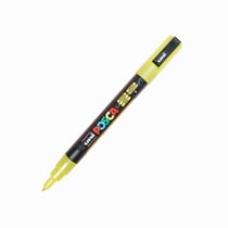 Marqueur Posca - Pointe conique fine - Jaune pailleté - PC3ML