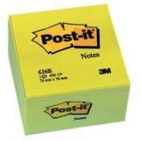 Bloc de 100 feuilles post it notes repositionnables jaune 76 x 76mm
