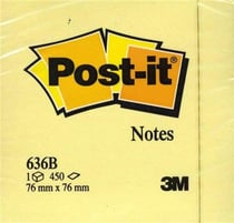 POST IT 76X76MM 450 FLES JAUNE POST IT 76X76MM 450 FLES JAUNE