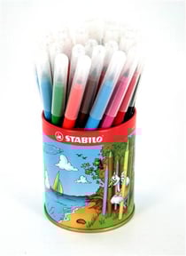 Pot métal avec 36 feutres Trio A-Z