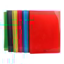 1 porte-vues A4 personnalisable - 60 vues - Polypro - Cultura - Coloris assortis