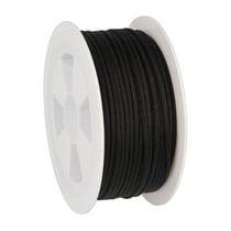 Cordon queue de rat 2mm - Noir