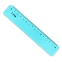 Règle en plastique incassable - 15 cm - Cultura