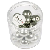 Perles Renaissance argent ancien 12 mm